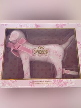 PINK x LOVESHACKFANCY Plush Dog - Pink Floral